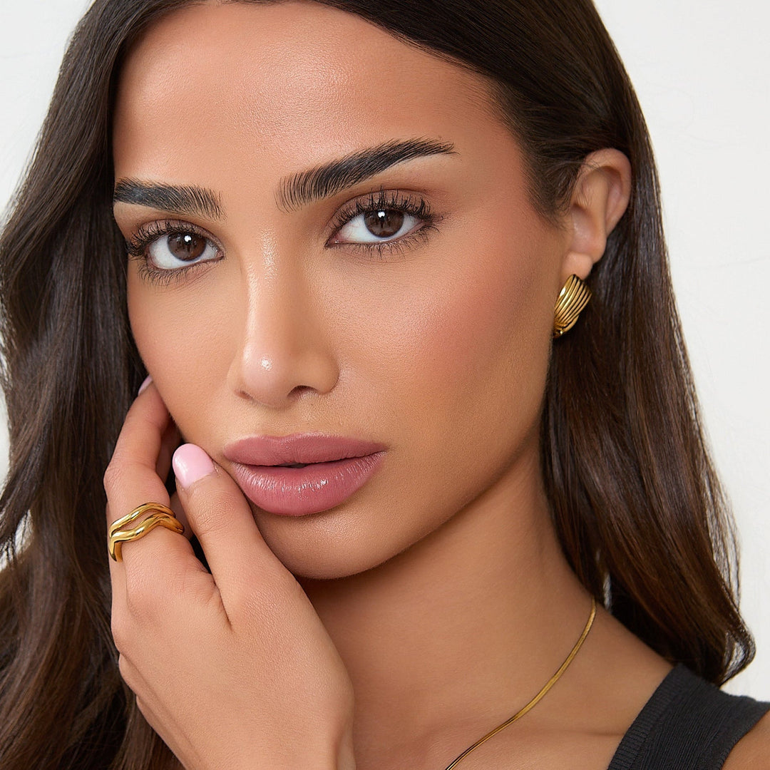 MINI WAVE RING - GOLD