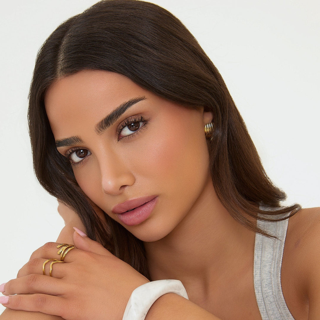 VERSTELLBARER ÖFFNUNGSRING - GOLD