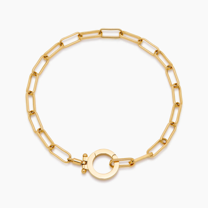 Essentielle Büroklammer-Kettenarmband