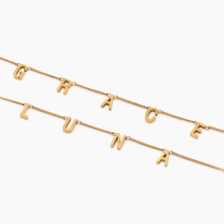 Klassische personalisierte Namenskette