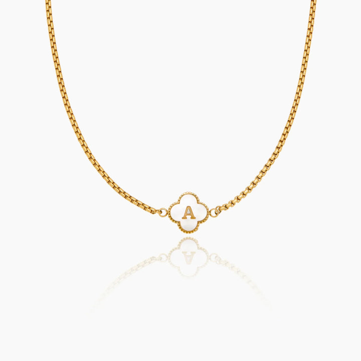 Perlenklee Anfangs-Halskette