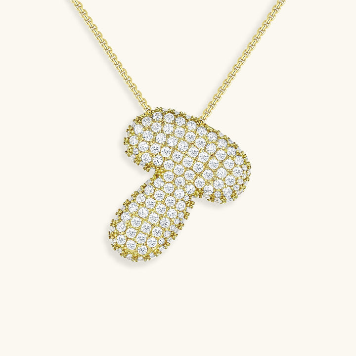 Zara Initial Diamant Halskette