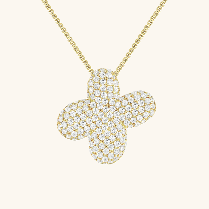 Zara Initial Diamant Halskette