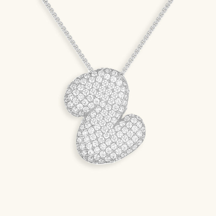Zara Initial Diamant Halskette
