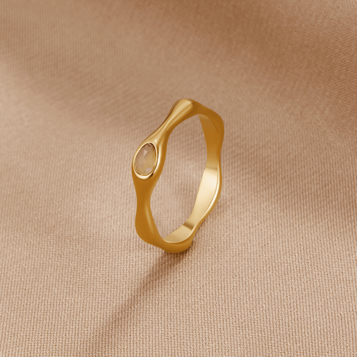Amalfi Wave Goldring