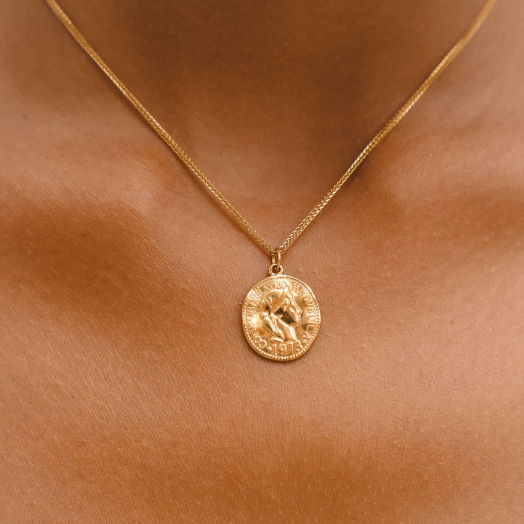 Antike Münz-Halskette