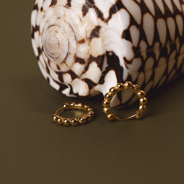 Perlen-Hoop-Ohrringe