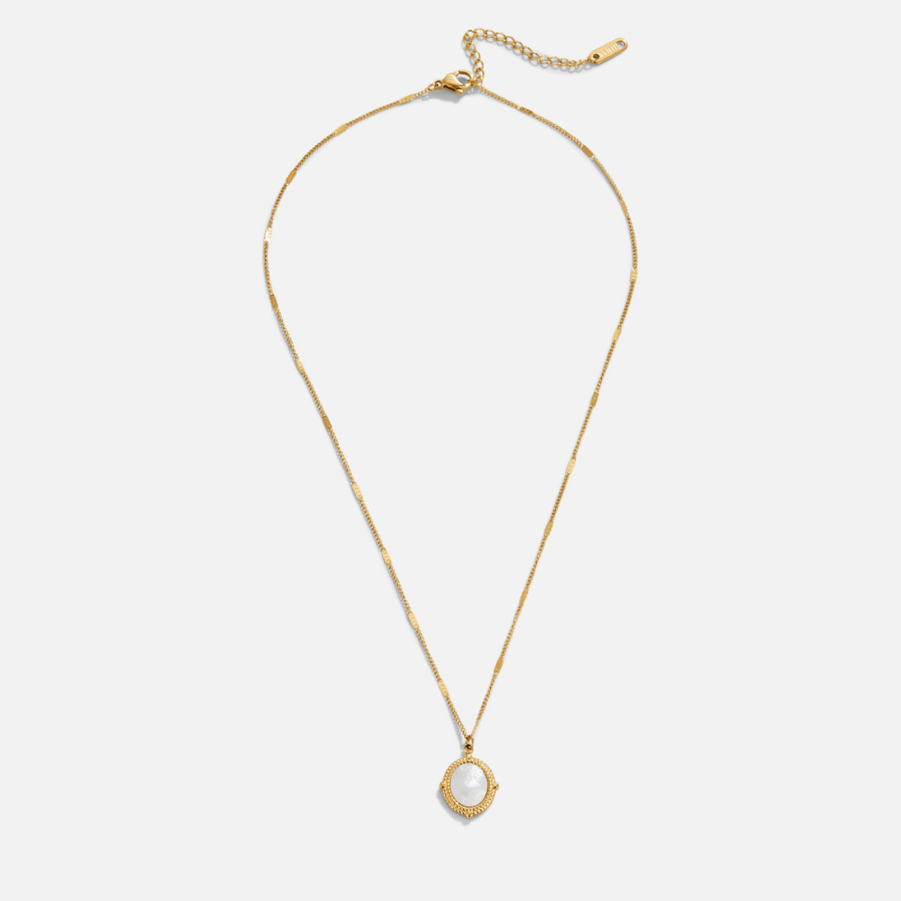 Bela Perlenmuschel Anhänger Halskette