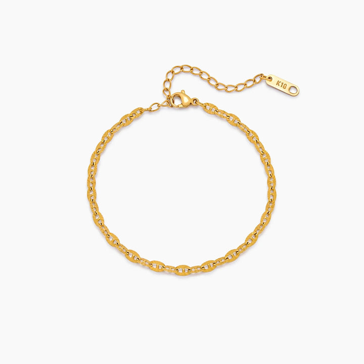 Boldes Pailletten-Kettenarmband