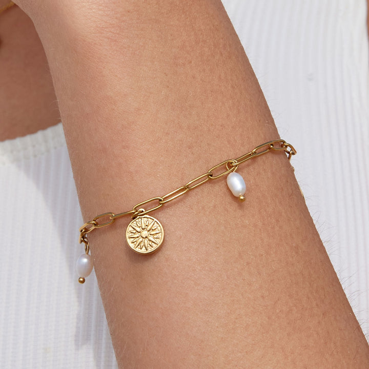 Goldene Sonnenarmband