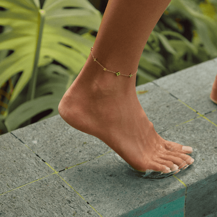 Charlie Gold Fußkette