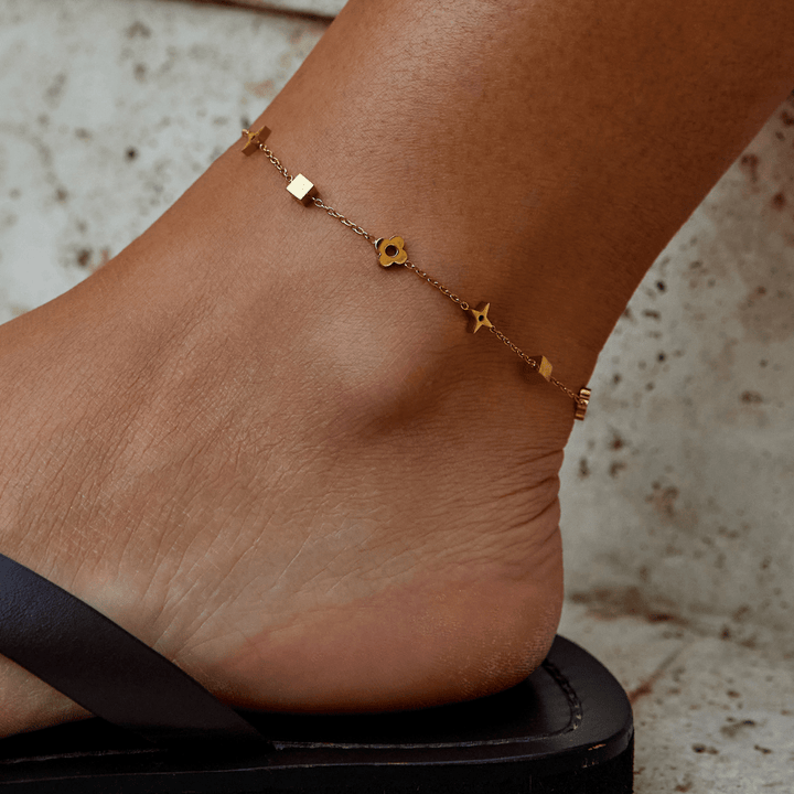 Charlie Gold Fußkette
