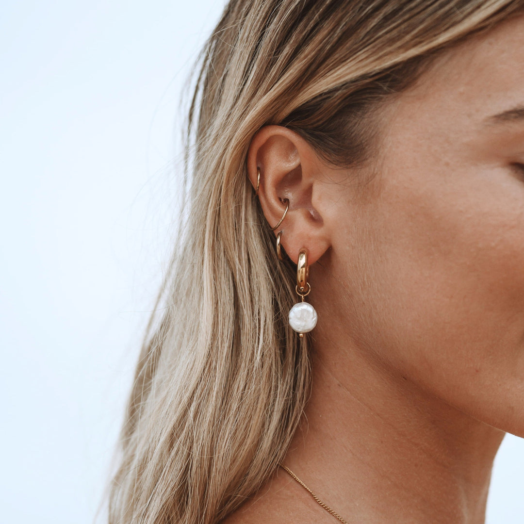 Chunky Perlenohrringe