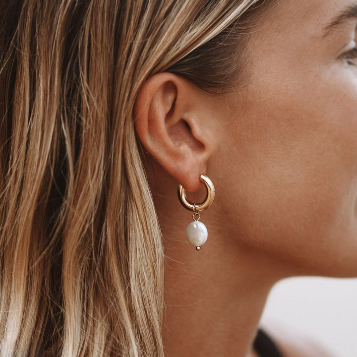 Chunky Perlenohrringe