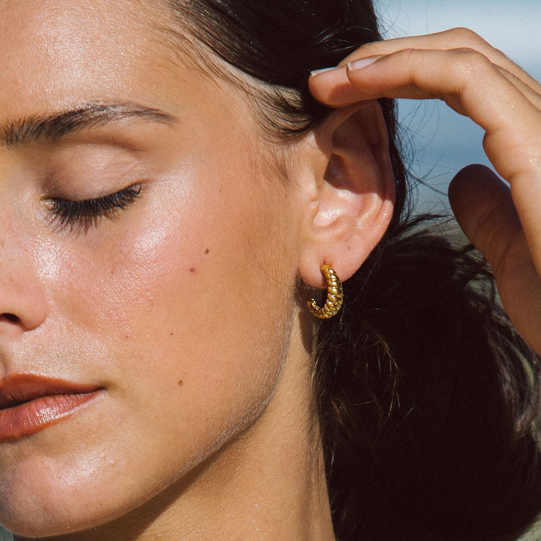 Croissant Hoop Ohrringe