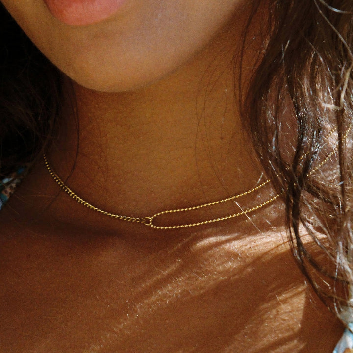 Doppeltes Trouble Choker