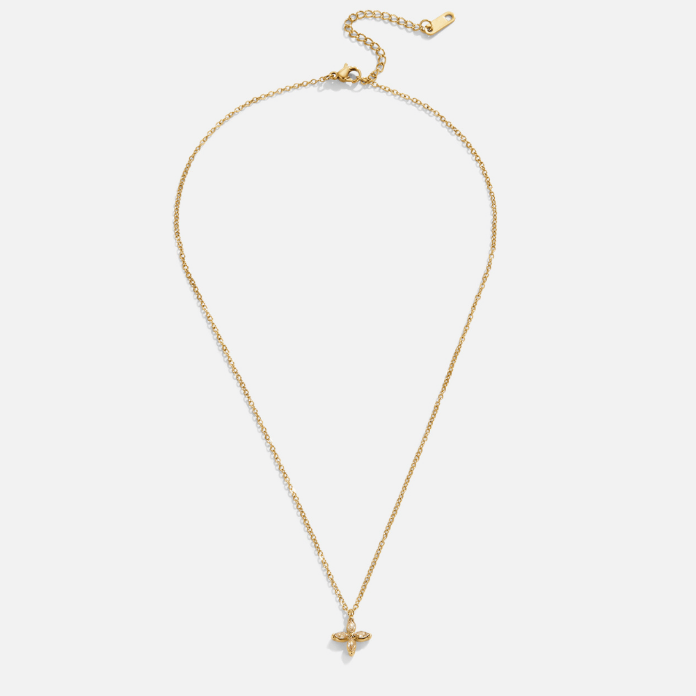 Elowyn Kristallblüten-Halskette