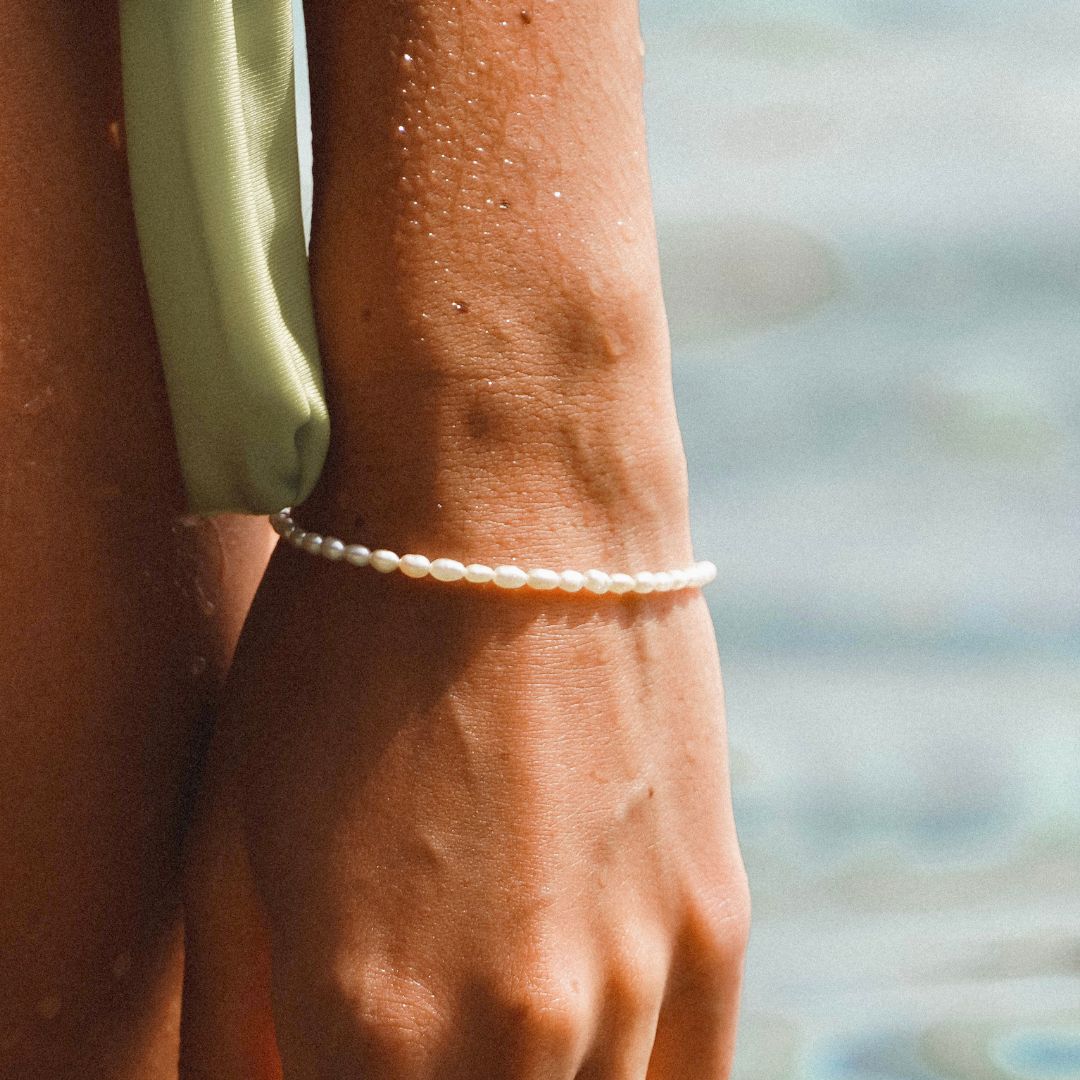 Süßwasserperlen-Armband