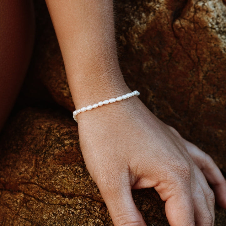 Süßwasserperlen-Armband