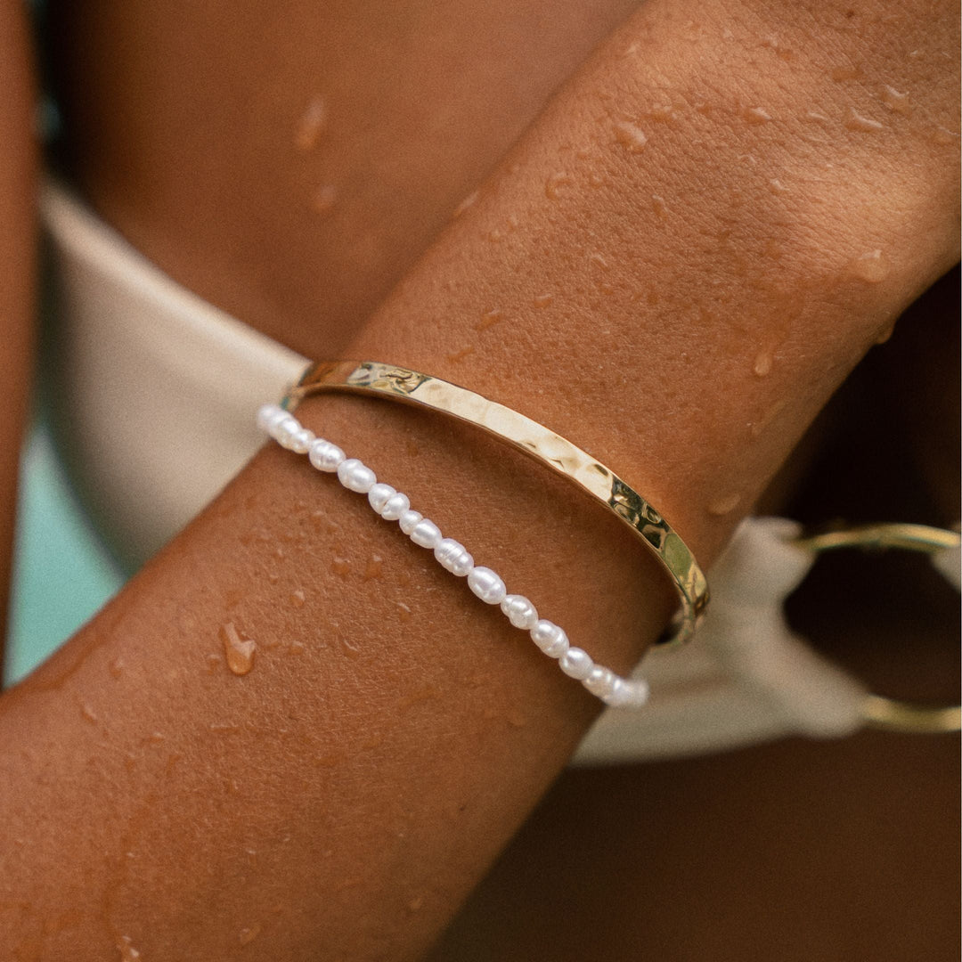 Süßwasserperlen-Armband