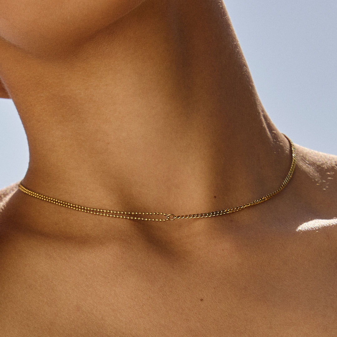 Doppeltes Trouble Choker