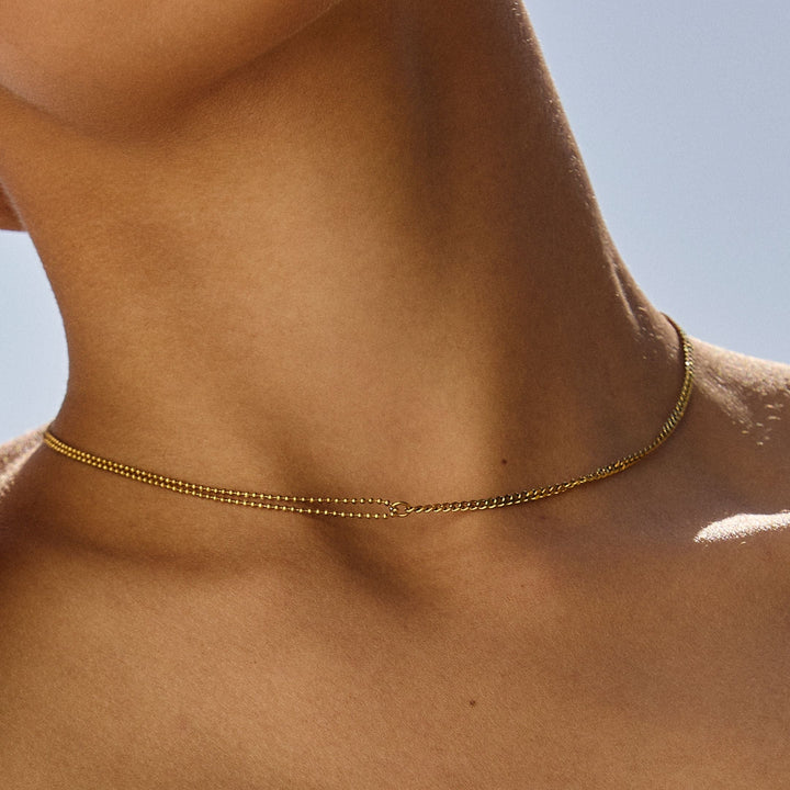 Doppeltes Trouble Choker