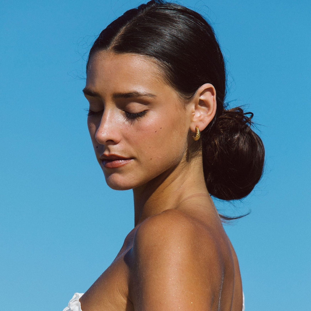 Croissant Hoop Ohrringe