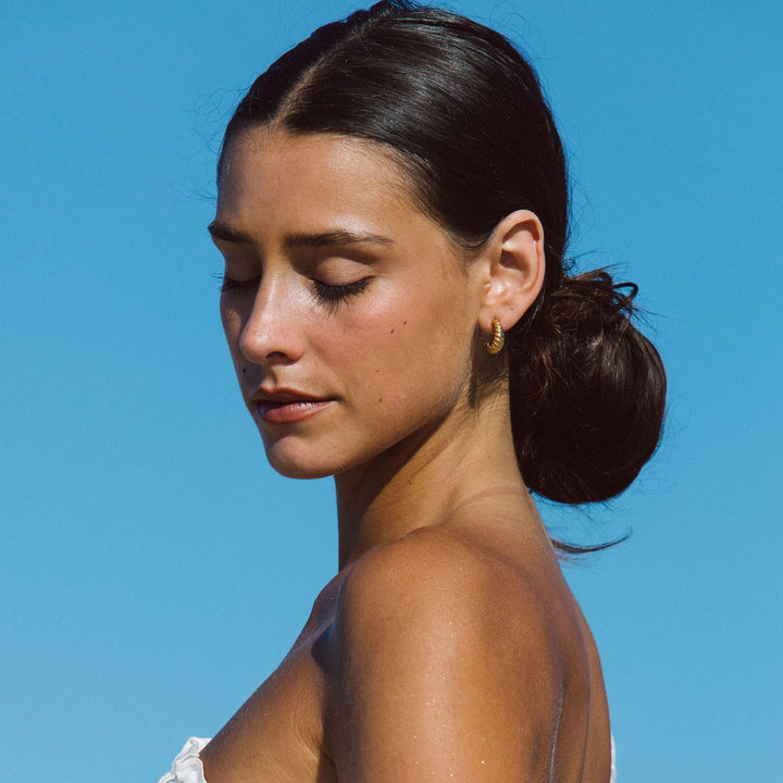 Croissant Hoop Ohrringe