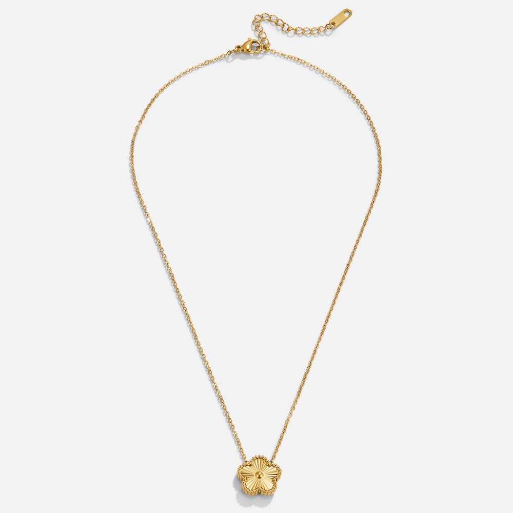 Goldenes Kleeblatt-Halsband