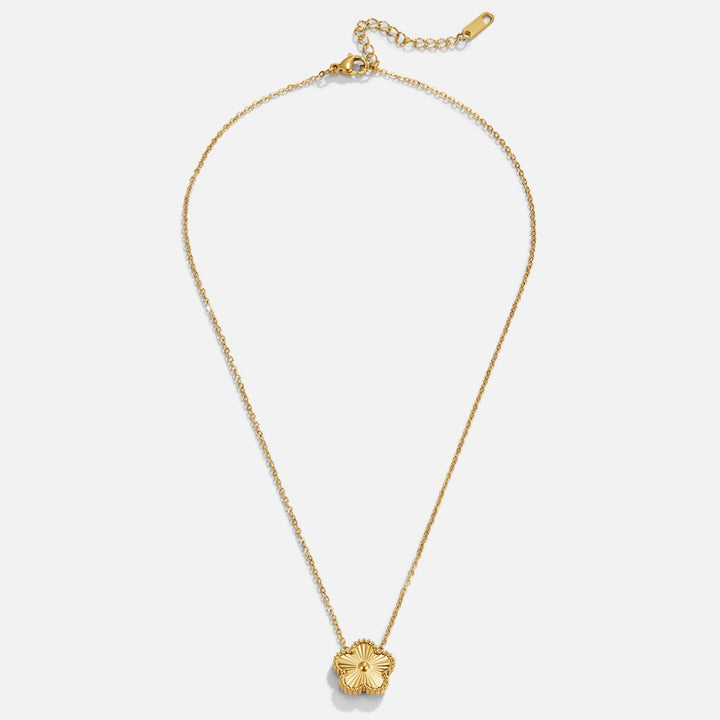 Goldenes Kleeblatt-Halsband