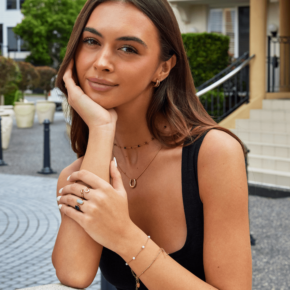Goldenes Hufeisen-Halsband