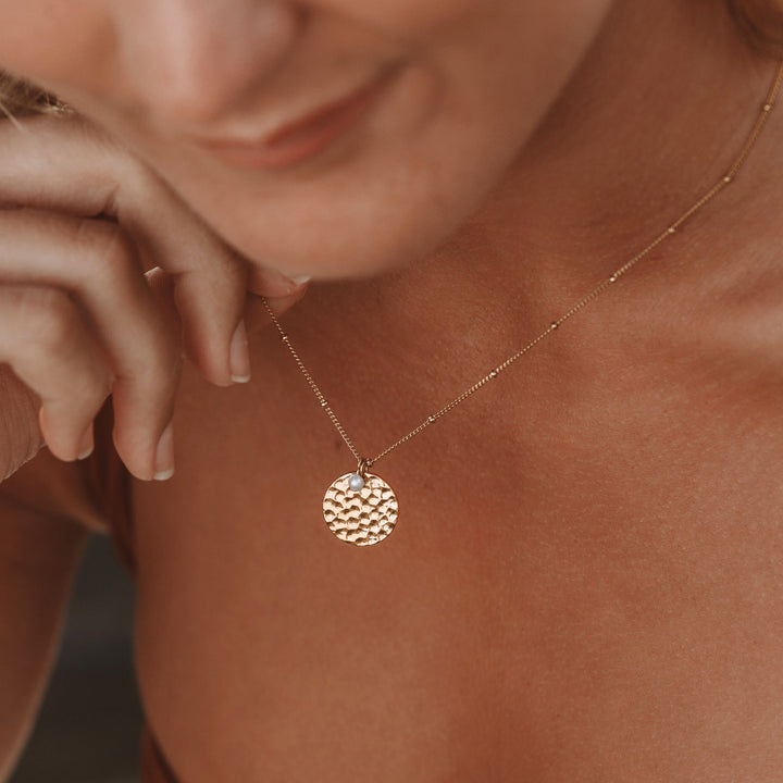 Insel Medaillon Halskette