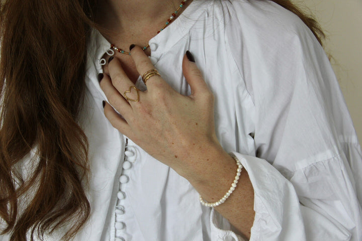 Lovers - Ring - Edelstahl - Verstellbar