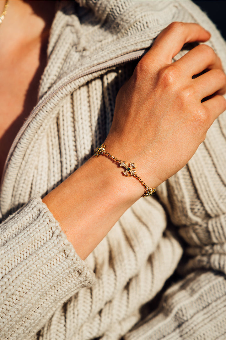 Faith Kreuzanhänger Armband