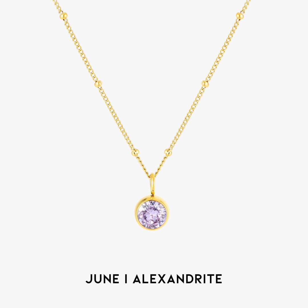 Geburtsstein-Halskette