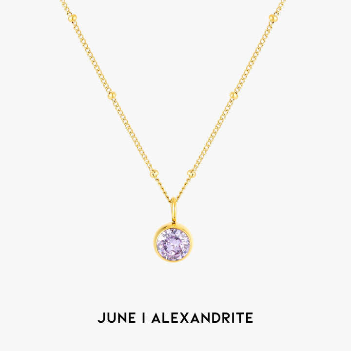 Geburtsstein-Halskette