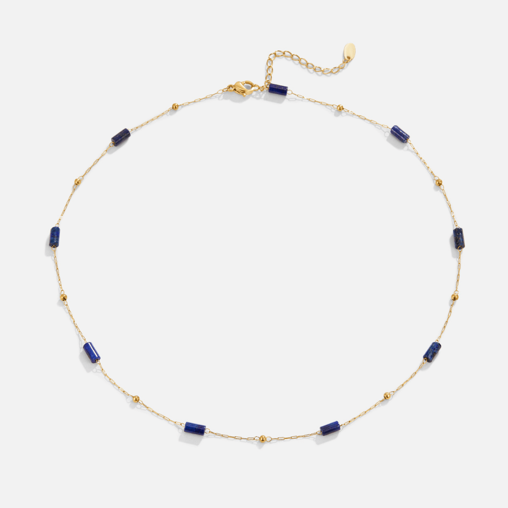 Lapislazuli Perlenkette
