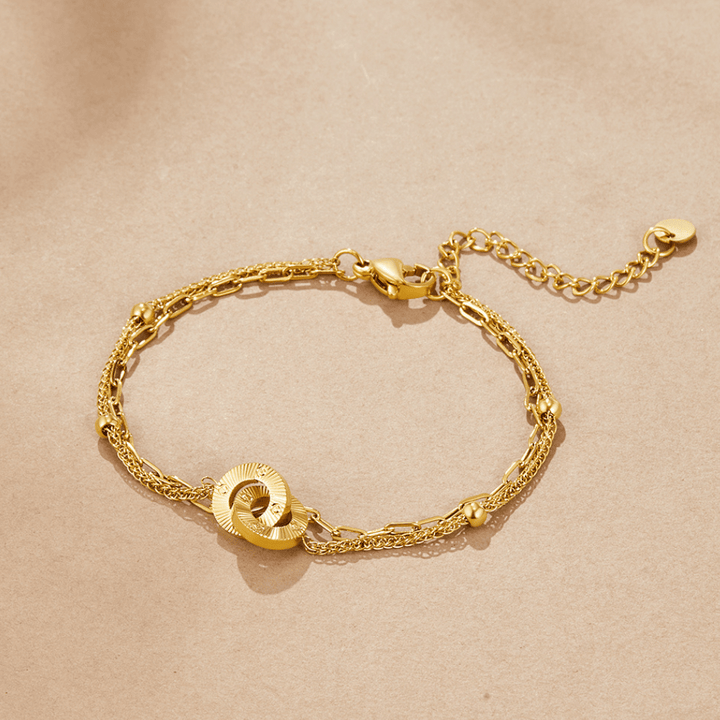 Schichteter Ewigkeit Loop Armband