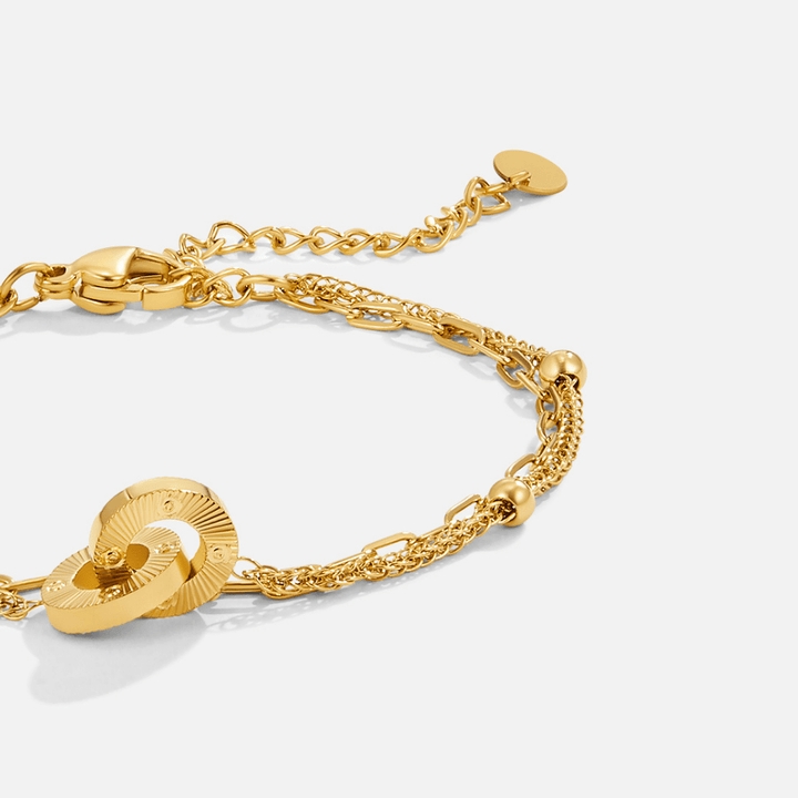 Schichteter Ewigkeit Loop Armband