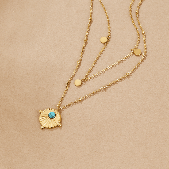 Schichtkette aus Türkis