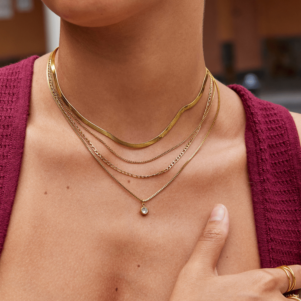 Lena Mehrschichtige Goldkette