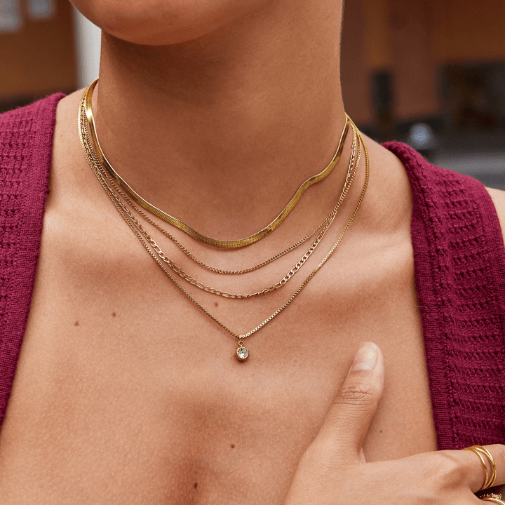Lena Mehrschichtige Goldkette