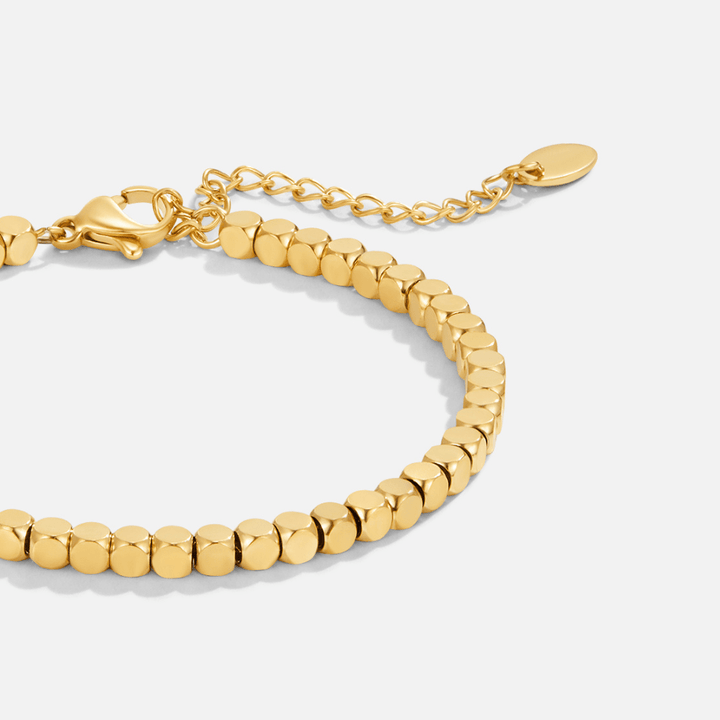 Lexi 18K Gold Würfelarmband