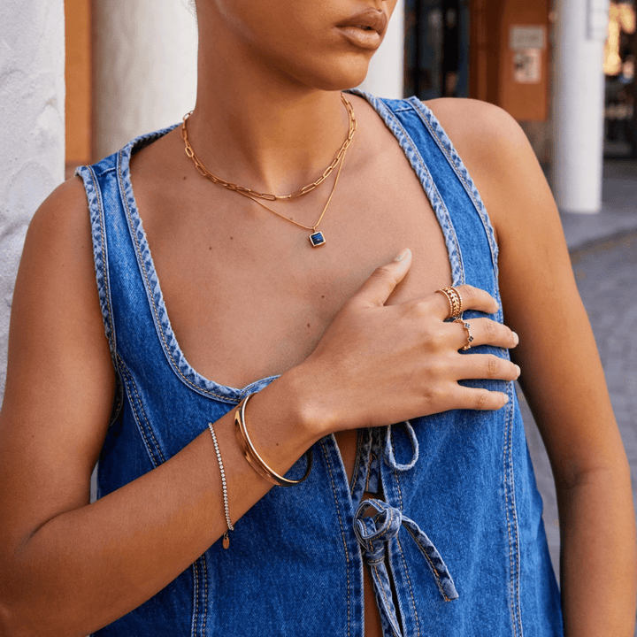 Leyla 18K Gold Armreif