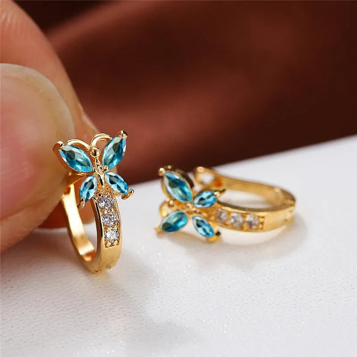 Schmetterlingskuss Creolen