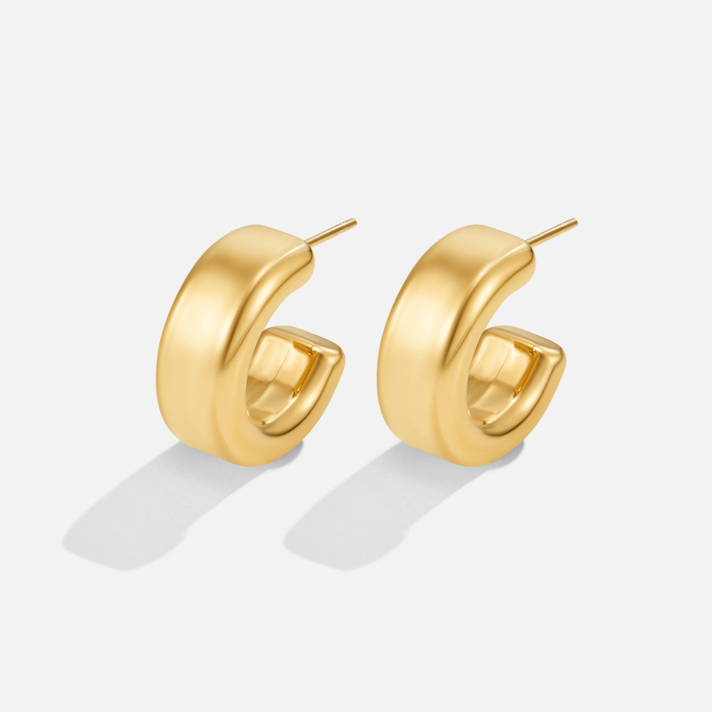 Mari Halbcreolen Ohrringe