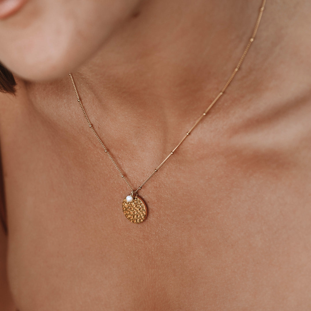 Insel Medaillon Halskette