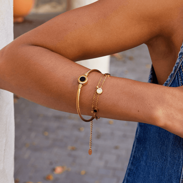 Melinda Gold Rotierbares Armband