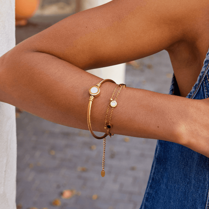 Melinda Gold Rotierbares Armband