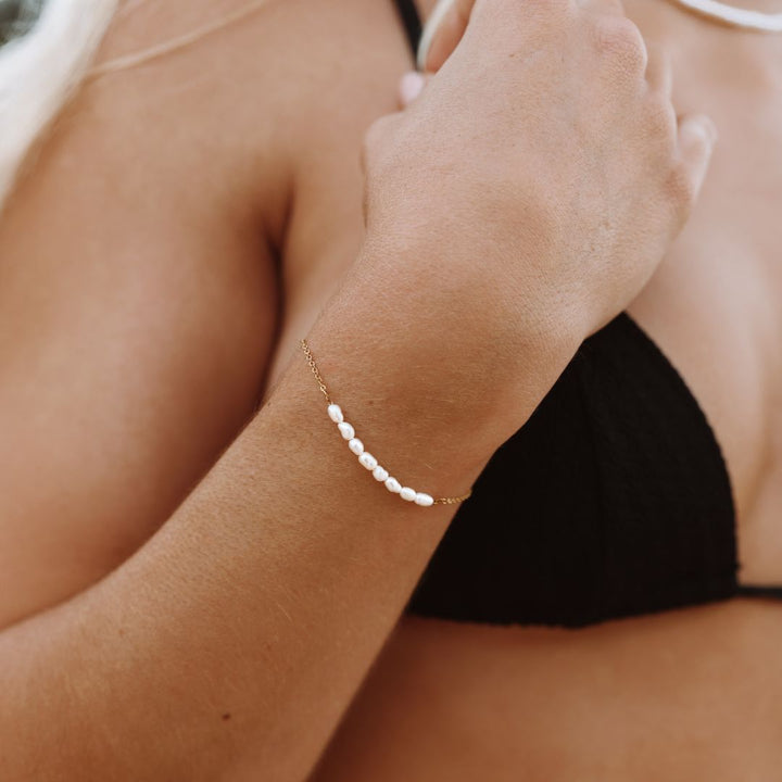 Mini Süßwasserperlenarmband